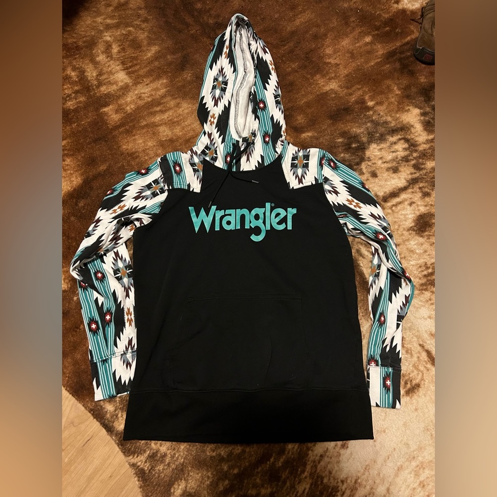 Aztec Western Wrangler Retro Hoodie